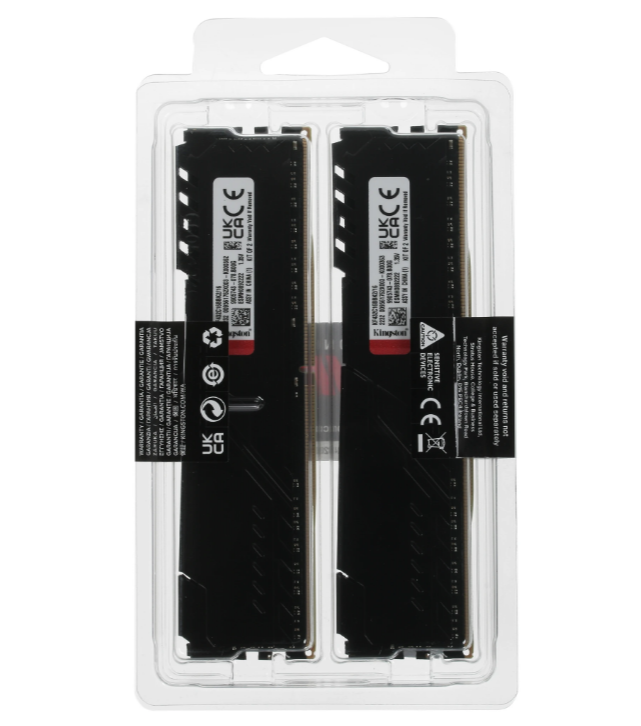 Оперативная память Kingston FURY Beast 16 ГБ (8 ГБ x 2 шт.) DDR4 3200 МГц DIMM CL16 KF432C16BBK2/16 — фото 1