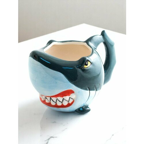 Кружка Рыбка 3D с объемным рисунком цветная 450 мл детская подарочная универсальная 23 февраля8 марта 1404₽