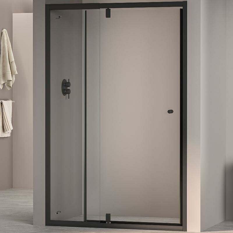 Душевая дверь RGW Passage PA-02B NEW 120 41080212-14 профиль Черный стекло прозрачное