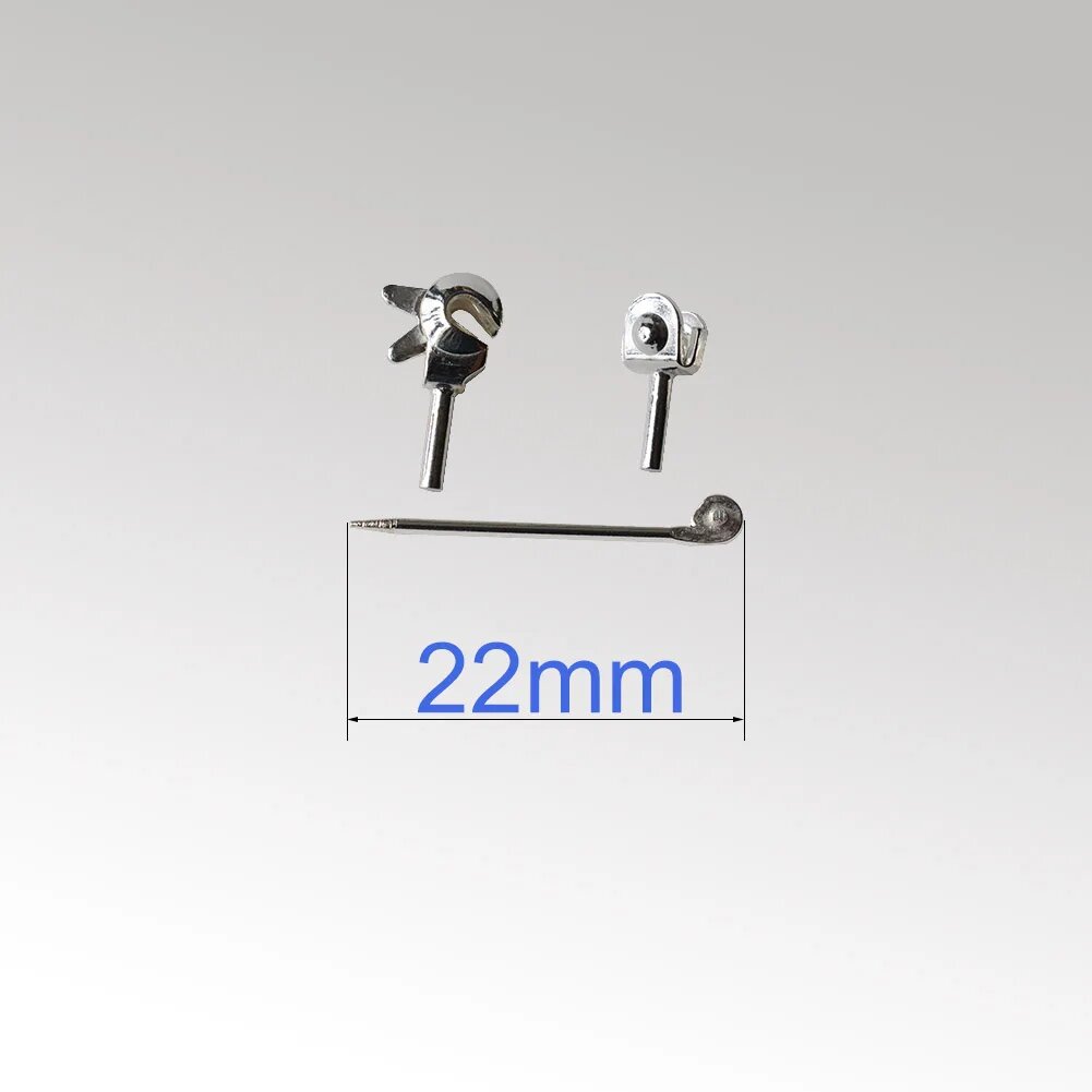 Серебряные булавки для брошей Justneo, 22mm, PA470P PA289P PA471P