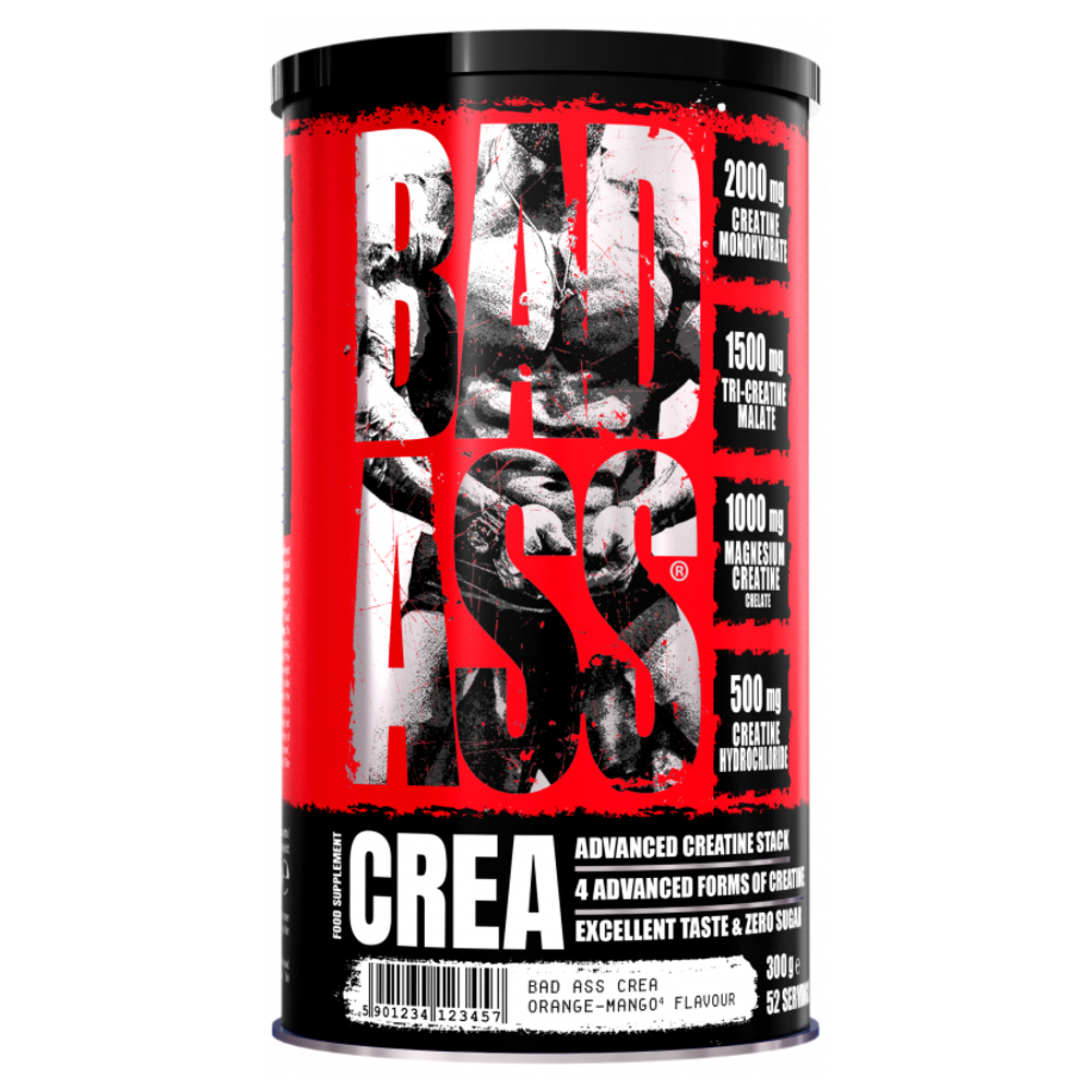 BAD ASS CREA креатин для наращивания мышечной массы и силы, 300 грамм, 52 порции