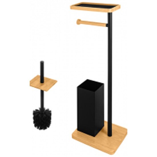 Подставка EL Casa для туалетной бумаги с ершиком 