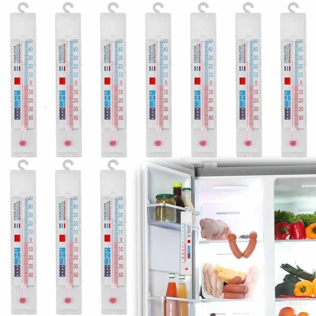Картинки Аксессуар для холодильника, Подвесной термометр для холодильника бытовой комнатной температуры универсальный с крючком -10 шт.