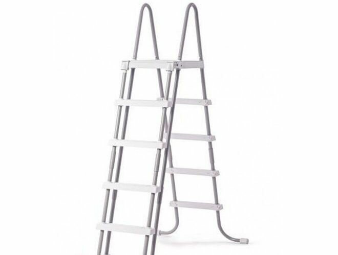 Лестница для бассейна 132см с площадкой Intex 28077