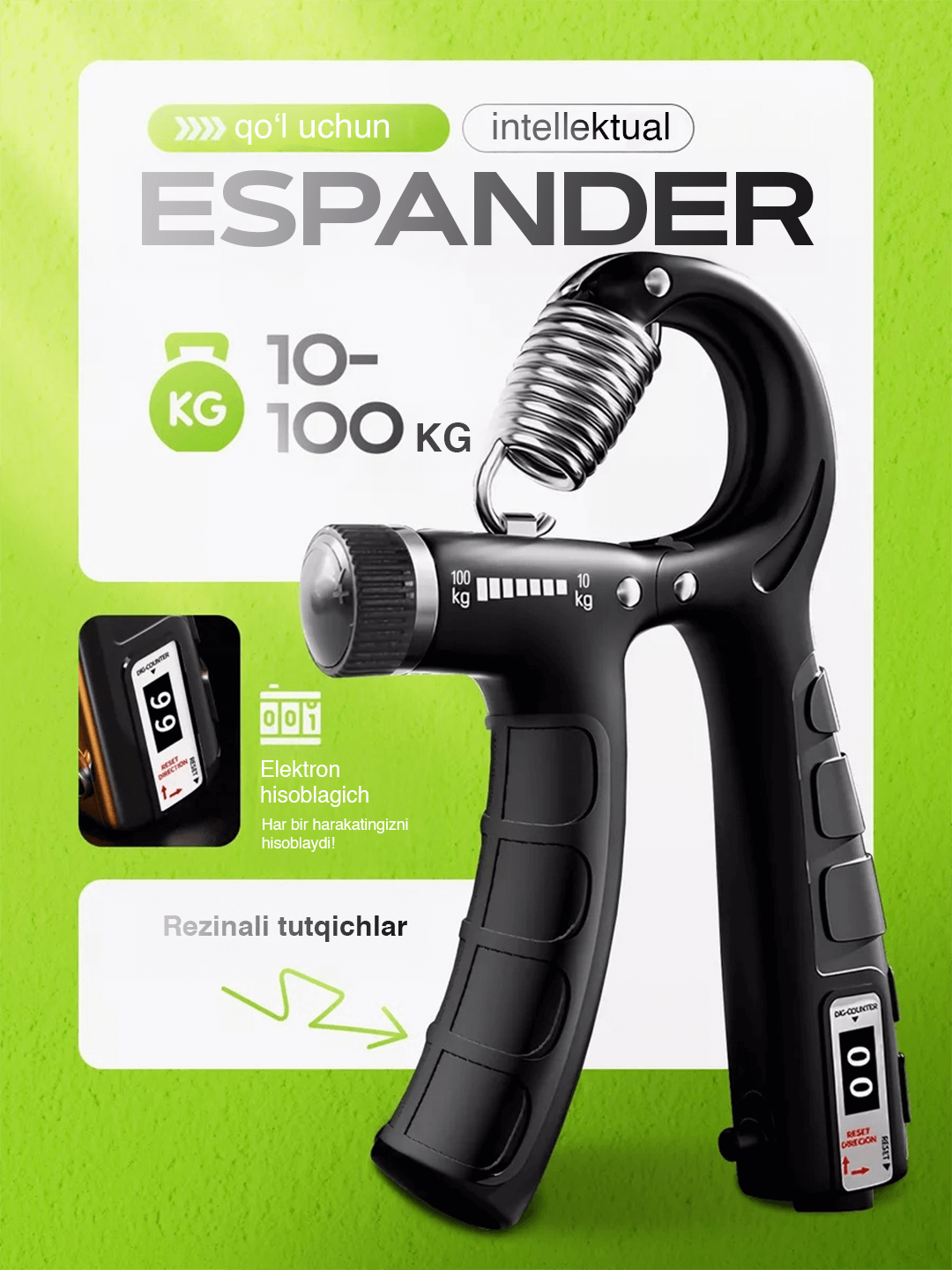 Эспандер кистевой круглый, силиконовый, 3 степени нагрузки, для тренировки рук и пальцев