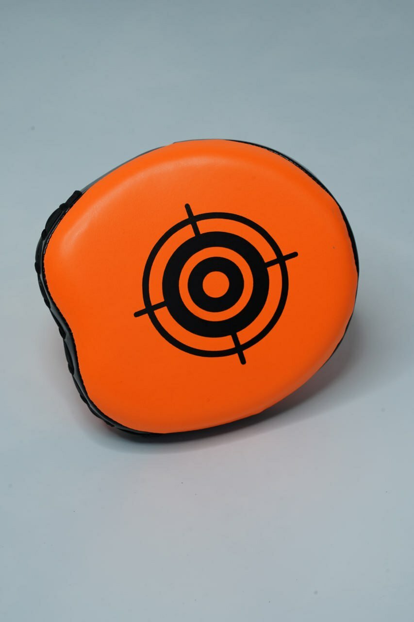Лапы боксерские Paddle , для тренировок, легкие, нескользящие K124 Orange