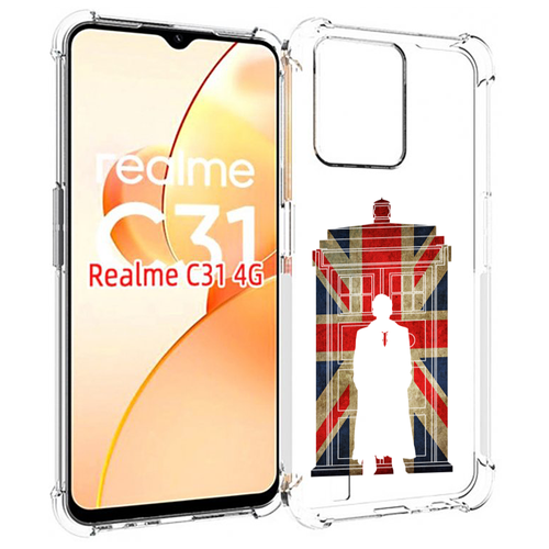 Чехол MyPads шерлок холмс для OPPO Realme C31 задняя-панель-накладка-бампер