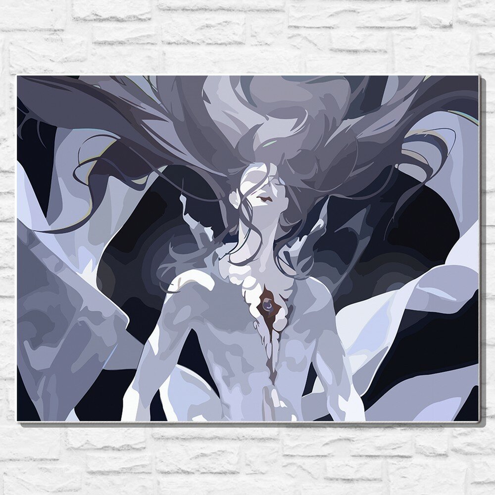 Картина по номерам на холсте аниме блич (bleach, ичиго, рукия, орихиме) - 14879 60х80