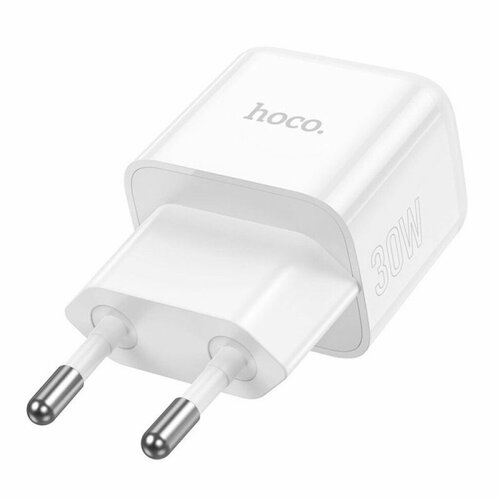 Сетевое зар. устр. Hoco N32 1C 30W белое сетевое зар устр hama h 183318 3a pd для apple mfi белый 00183318