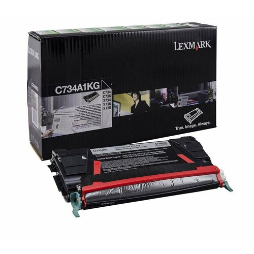 Картридж Lexmark C734A1CG, голубой совместимый картридж ds laserprinter c736