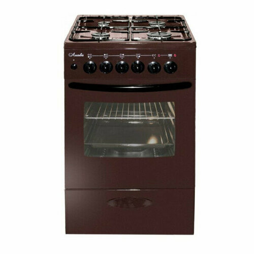 Комбинированная плита Лысьва ЭГ 404 МС-2у коричневый без крышки 4246200₽