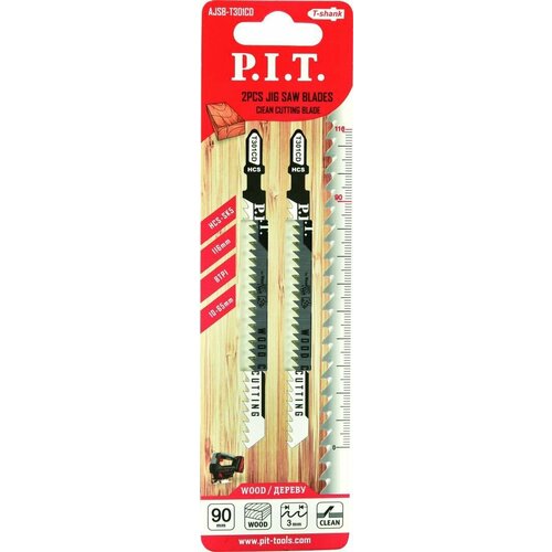 Пилка для лобзика по дереву PIT T301CD чистый рез 90ммAJSB-T301CD 155₽