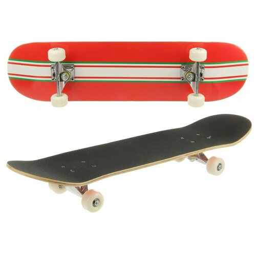 Деревянный скейтборд 78*20 см, Veld Co / PU колеса / Доска для катания