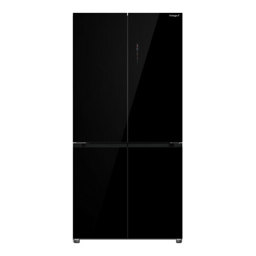 Трехкамерный холодильник Weissgauff WCD 510 Built-in Inverter NoFrost Black Glass 12599000₽