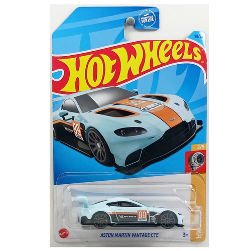 Hot Wheels Машинка базовой коллекции ASTON MARTIN VANTAGE GTE голубая 5785/HKJ37