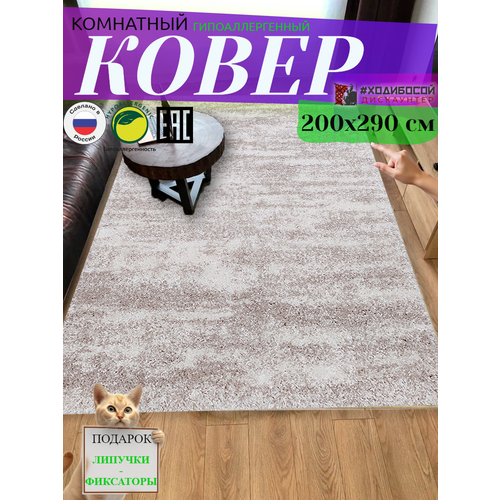 Ковер комнатный прямоугольный 200*290 см