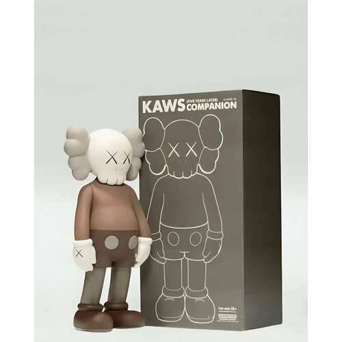 Коллекционная игрушка, KAWS коричневый, Companion Bearbrick