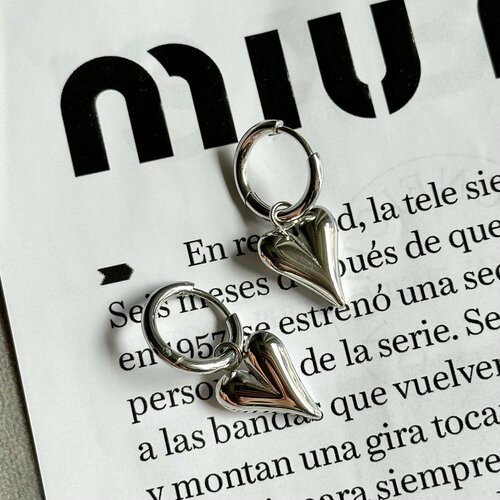 Комплект серег SJW, серебристый