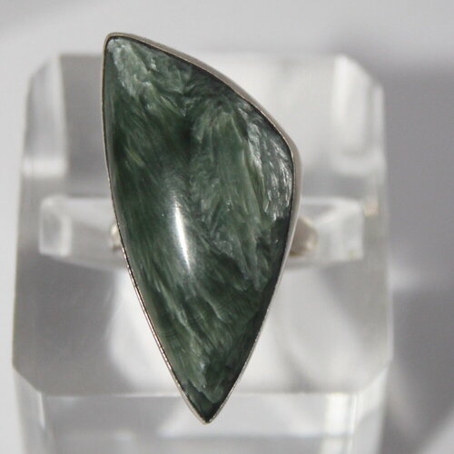 Кольцо True Stones, серафинит, размер 16, зеленый кольцо серафинит размер 21 зеленый