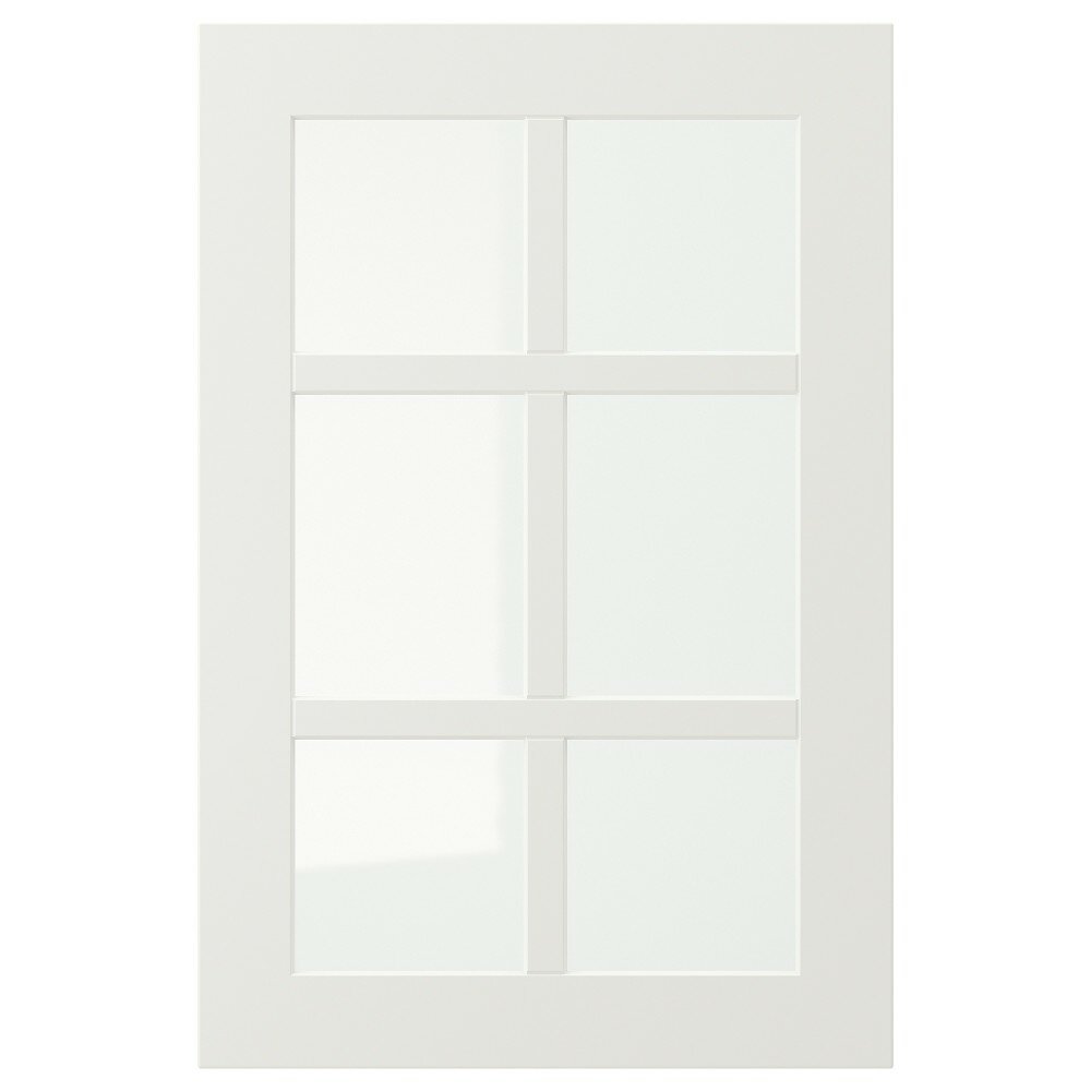 фото Стеклянная дверь, белый 40x60 см IKEA STENSUND стенсунд 304.514.30