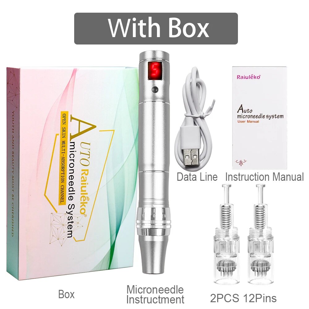 Dr.imp Беспроводной дермапен для микродермабразии Silver With Box