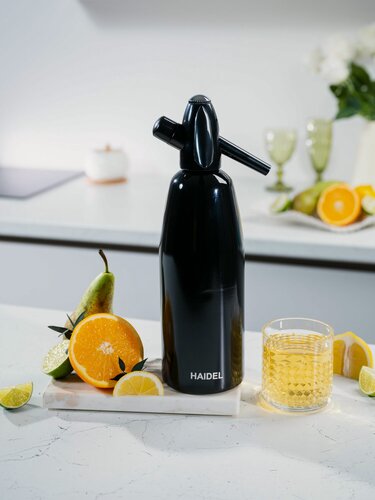 Изображение товара Сифон для газирования воды и приготовления лимонадов как в СССР, HAIDEL RW 2, чёрный