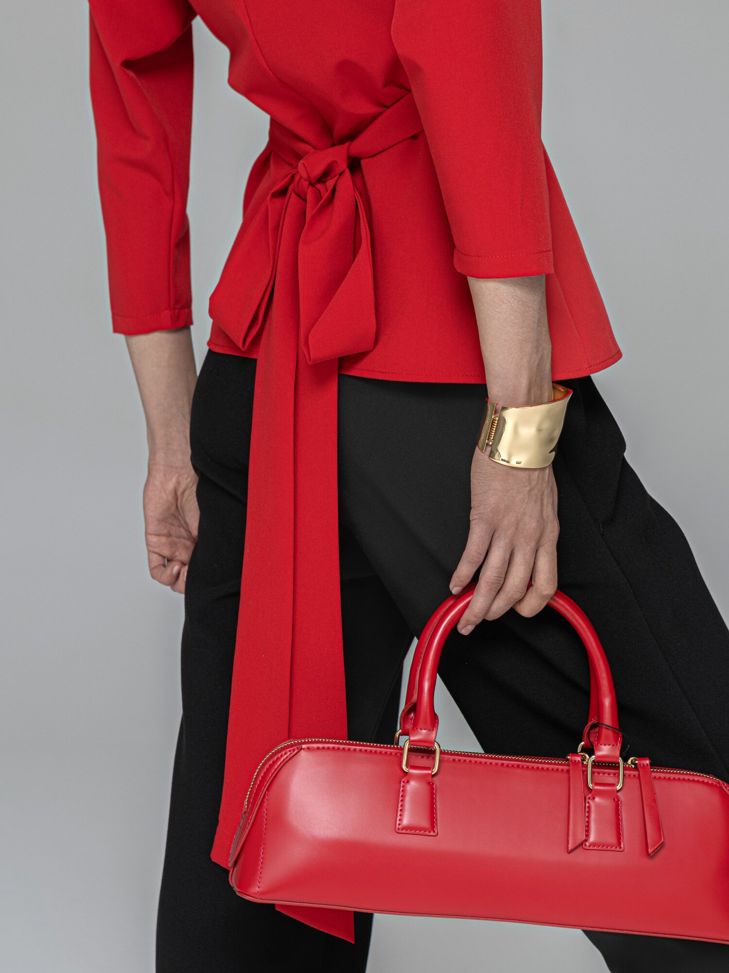 Блуза ILTANI Осень-зима 2024, размер L, красный — фото 1