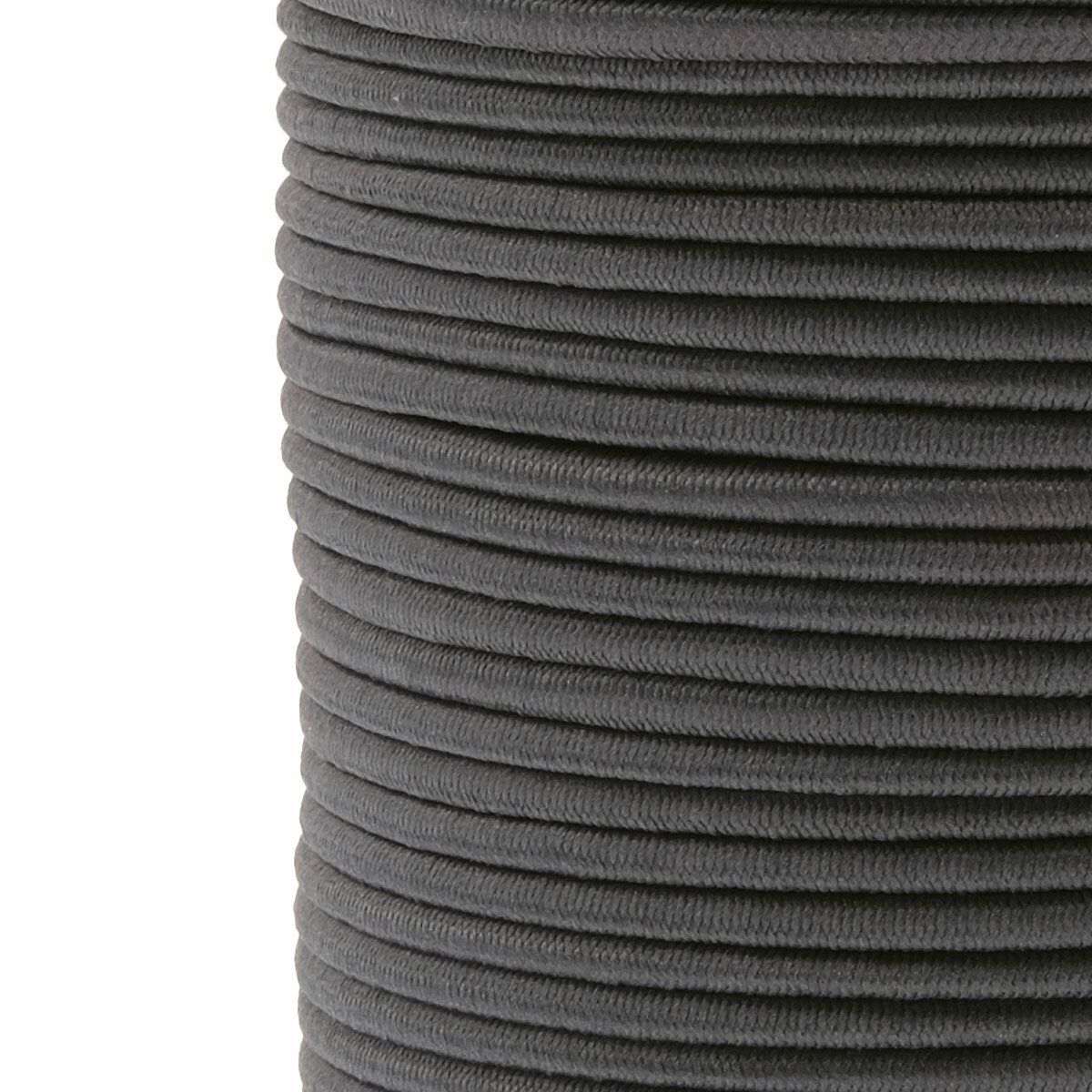 Шнур эластичный 3 мм*100 м, для рукоделия и шитья, круглый, темно-серый, Айрис — фото 1