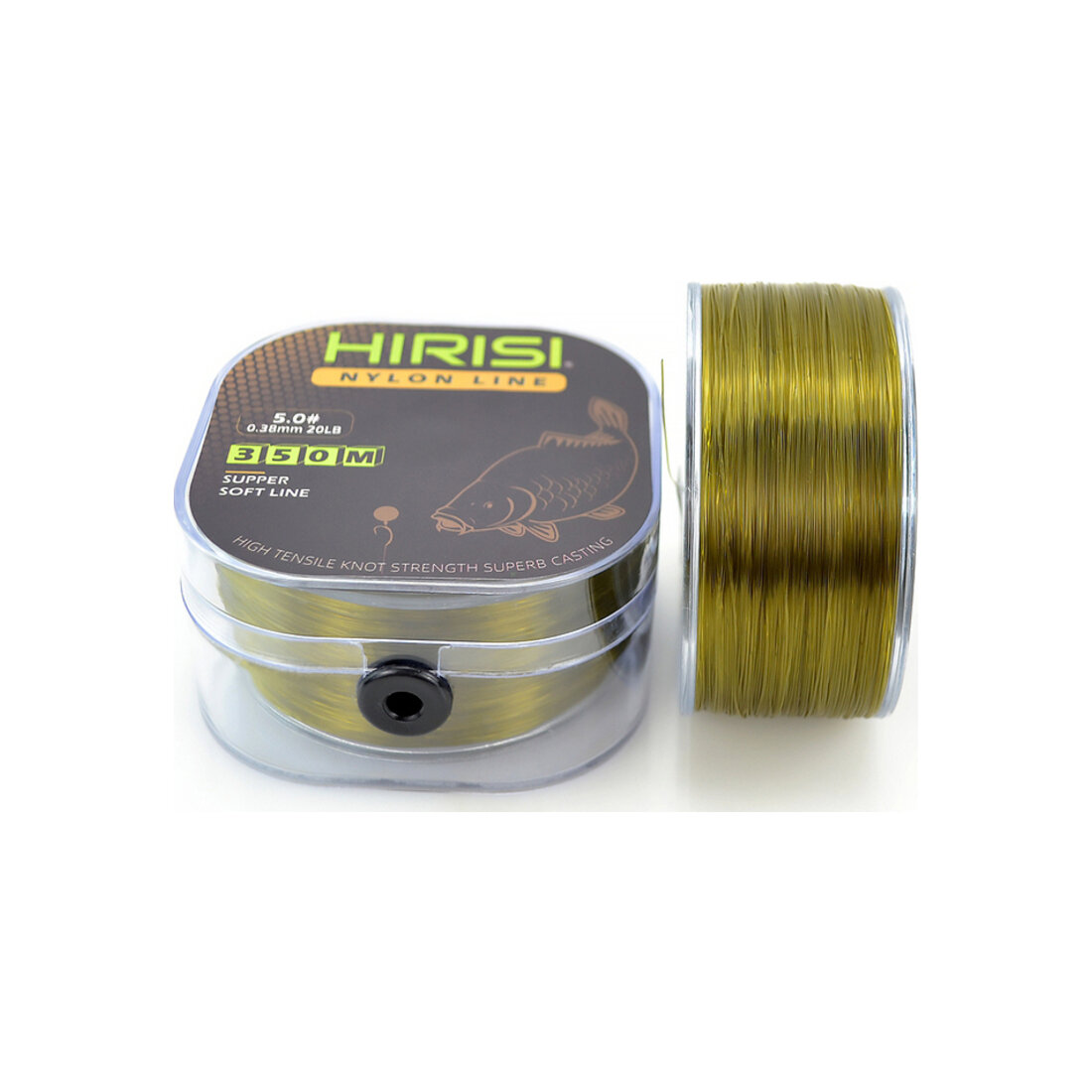 Леска Hirisi Nylon Line 0.30мм 12lb 350м.