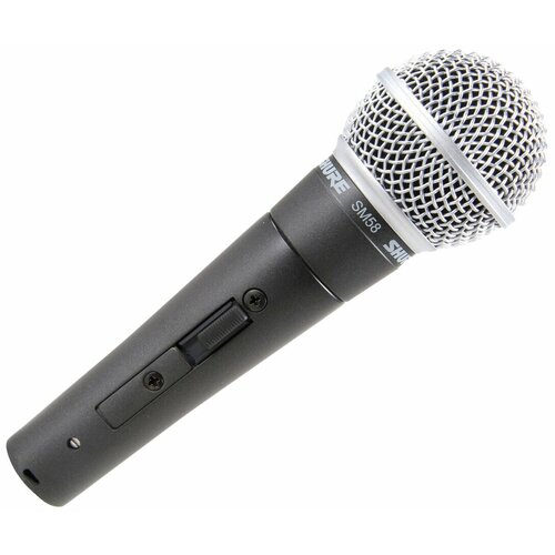 SHURE SM58 динамический кардиоидный вокальный микрофон с выключателем 8500₽