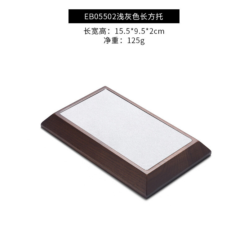 Подставка для ювелирных изделий Hongtai EB05502, массив дерева, светло-серая
