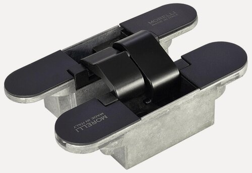 Изображение товара Петля дверная скрытая Morelli с 3-D регулировкой HH-3 B черный, петля металлическая накладная для межкомнатных дверей