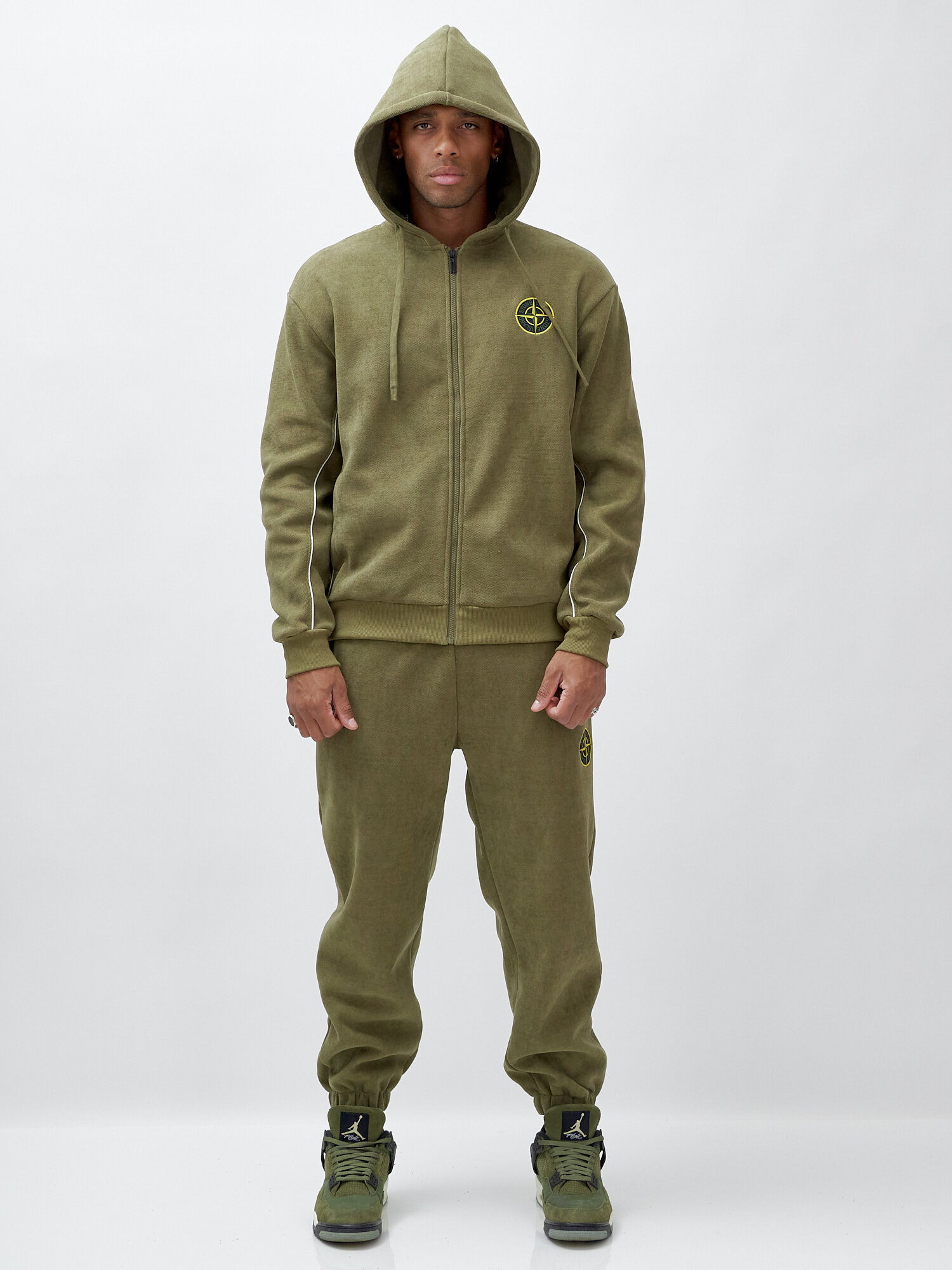 Спортивный костюм мужской демисезонный на флисе 340Kh, 50