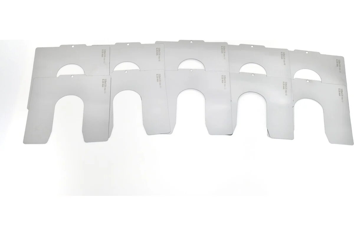 Ксиз 0,50 Пластина центровочная 50x50 Паз 16 (многоштучно) по 10 штук 100011260