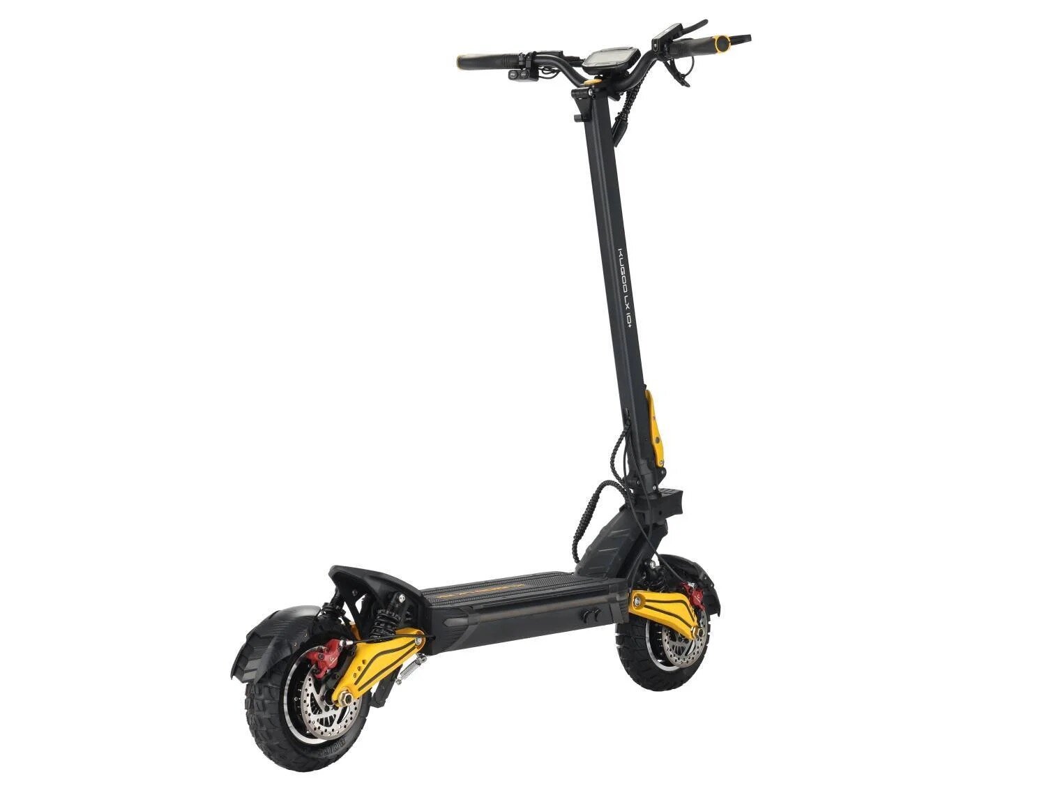 Электросамокат Kugoo Kirin LX 10 Plus, складной, черный — фото 1