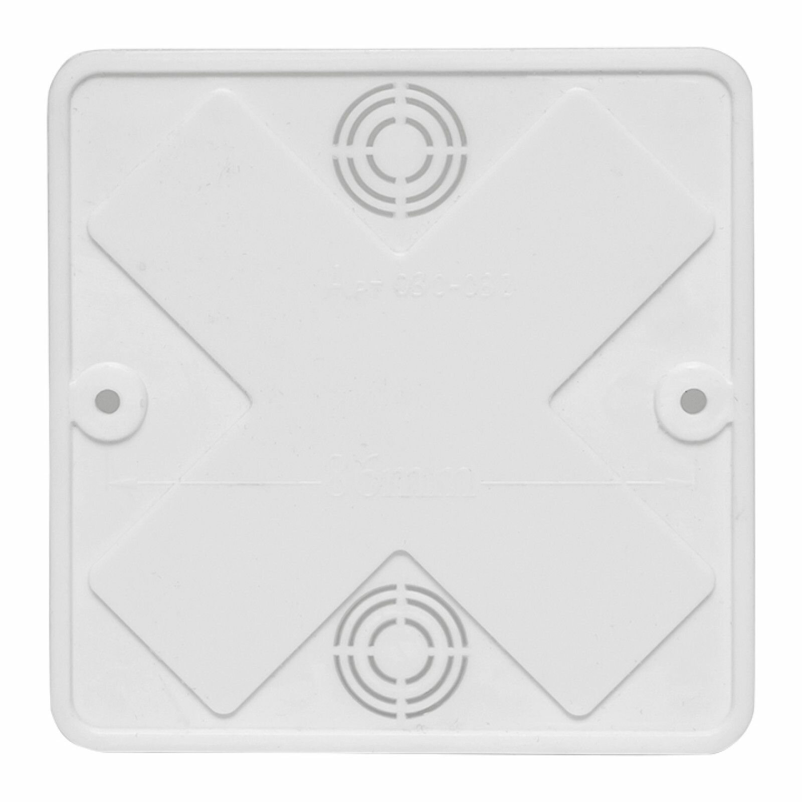 Коробка разветвительная KMP-030-032 наружная (100х100х28) белая EKF PROxima - 1 шт — фото 1
