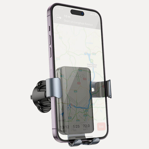 Изображение товара Держатель автомобильный на решетку гравитационный, H70, HOCO, черный