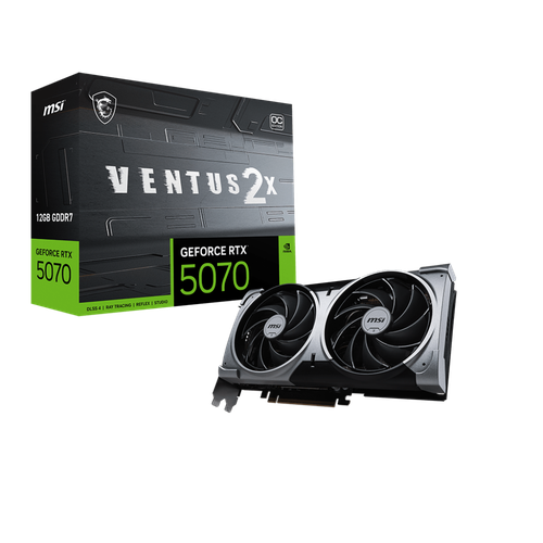 Видеокарта MSI GeForce RTX 5070 12G VENTUS 2X OC 75330₽