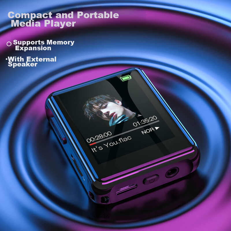 Изображение Rui Zu X85 MP3/MP4 Lossless Music Player, External Speaker, Full-Screen Display, Compact Portable Player for Students, MP5 Video E-Book Reader