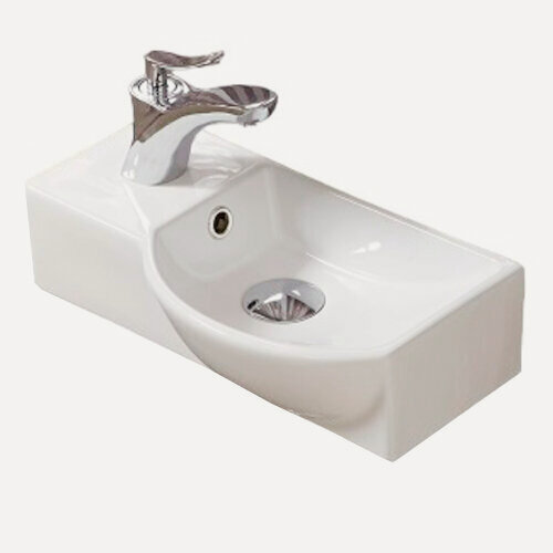 Изображение товара Раковина WeltWasser Aisbach 7940 GL-WT L