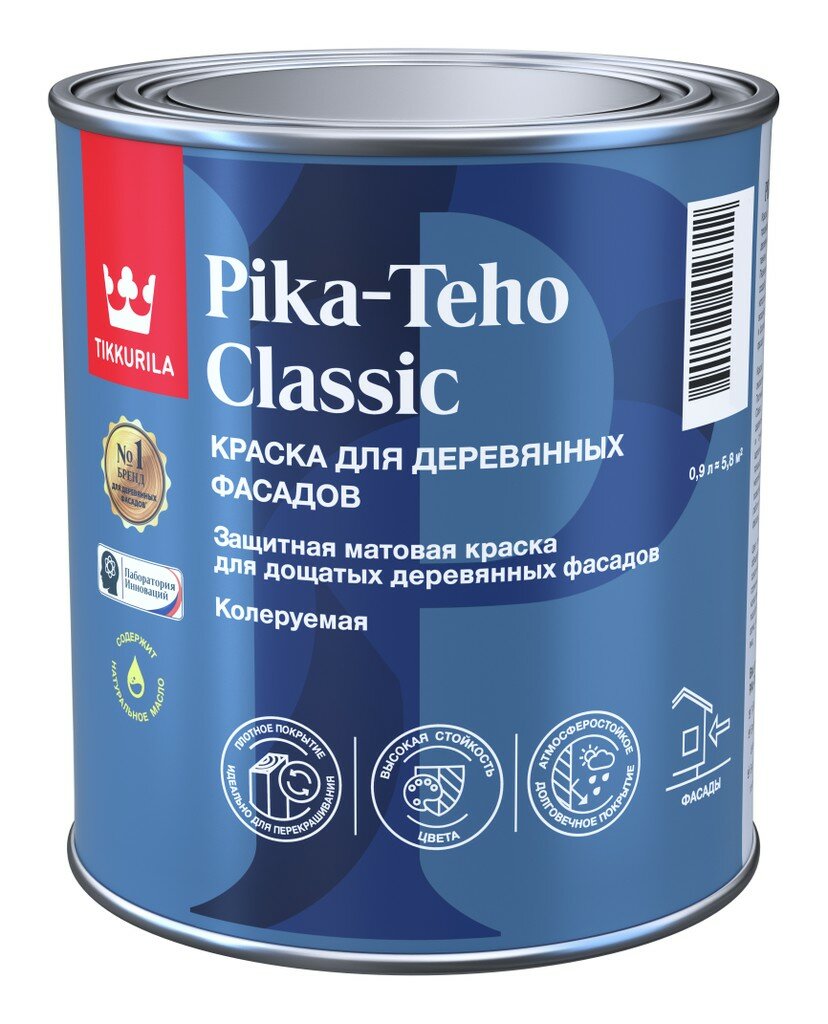 Краска pika-teho classic для домов c m 09л