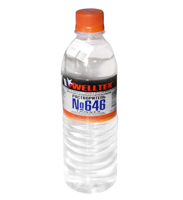 Растворитель 646 0.5л welltex