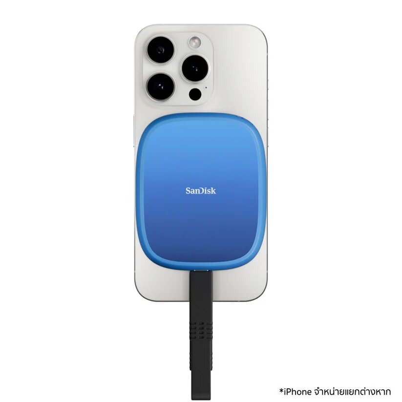 Внешний SSD SanDisk Creator Phone 1TB, MagSafe, 1000MB/s, IP65, USB 3.2 Gen 2 Type-C