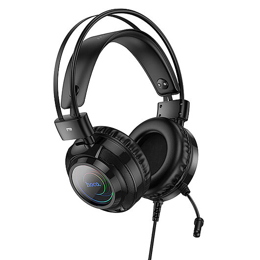 Игровые наушники Hoco W110 Gaming Headphones с RGB-подсветкой — фото 1