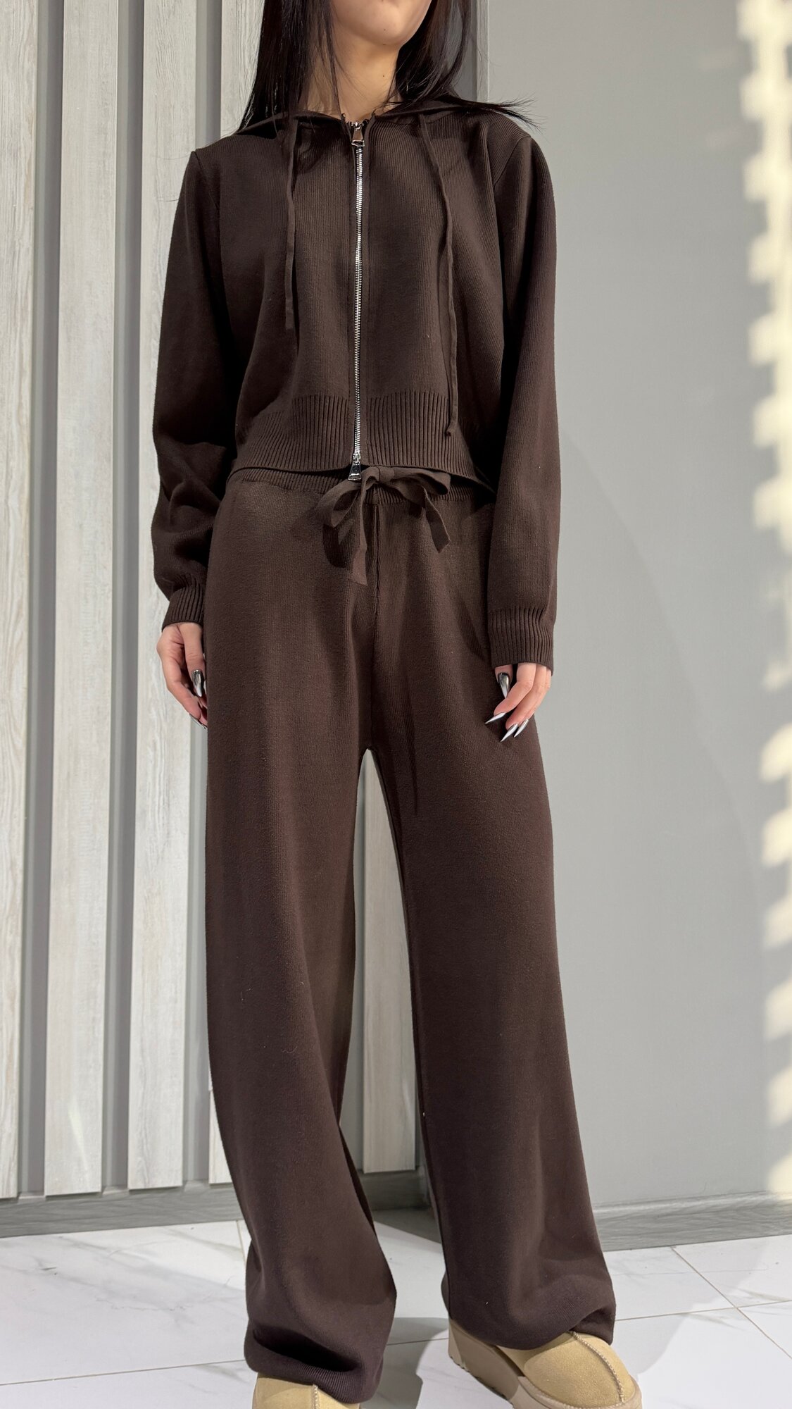 Комплект одежды Черный, коричневый, бежевый