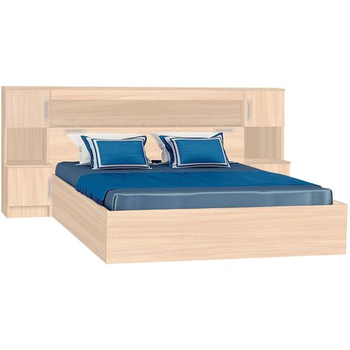 Кровать с закроватным модулем МДК 1600х2000 КРЗ14