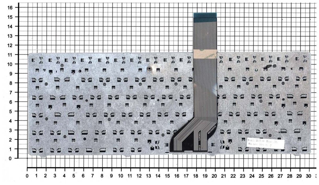 Клавиатура для ноутбука Asus K45VS русская черная без рамки версия 2
