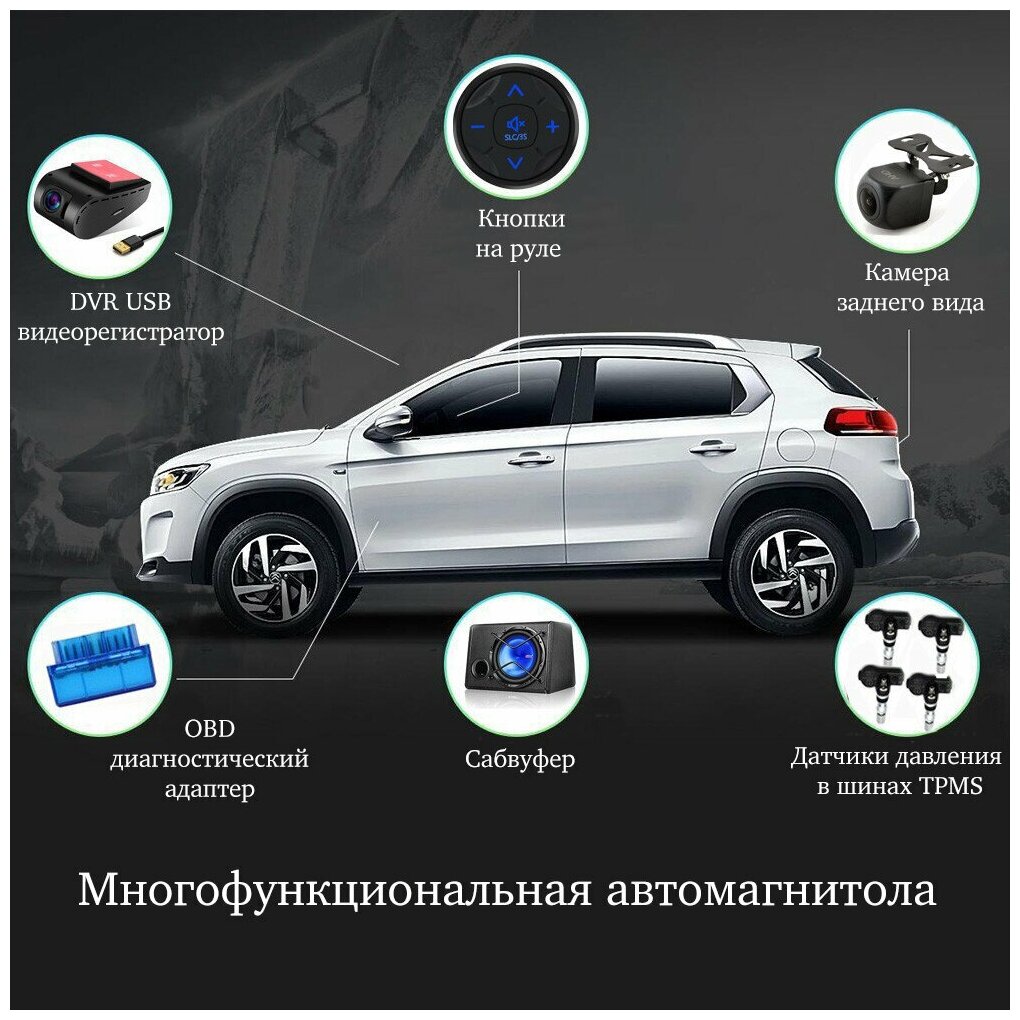 Автомагнитола Android 11 дюймов 2Gb+32Gb UAZ Patriot, Profi (2017-2022), Android 12, Wi-Fi, Bluetooth, Hands Free, разделение экрана, поддержка кнопок на руле