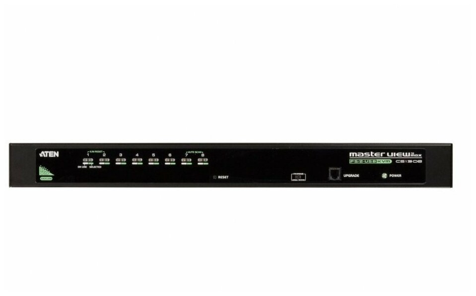 KVM-переключатель ATEN 8 PORT PS-2 USB KVMP SWITCH W-230V ADP