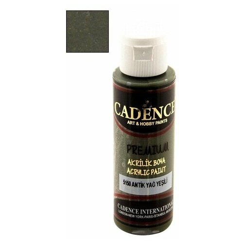 Акриловая краска Cadence Premium Acrylic Paint, 70 мл. Antique Green-5150